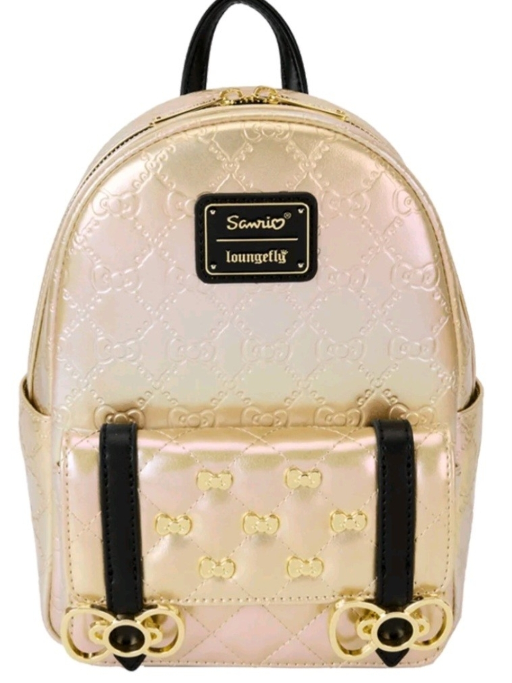 Loungfly Sanrio Hello Kitty 50th Anniversary Backpack Gold